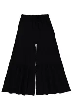 Kız Çocuk Pantolon 10-13 Yaş Siyah - Paket