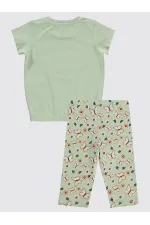 Kız Çocuk Takım 2-5 Yaş Çağla Yeşili - Paket