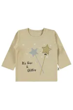 Bebek Sweatshirt 0-24 Ay Taş Rengi - Paket