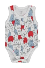 Body bébé à boutons-pression 0-24 mois, écru - Emballage