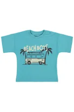 Bebek Tişört Km 0-24 Ay Petrol - Paket