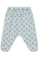 Combinaison bébé simple pour bébé de 0 à 24 mois, bleu glacier - Lot