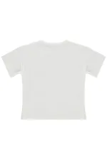 Kız Çocuk Tişört 2-5 Yaş Kırık Beyaz - Paket
