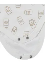 Bebek Çıtçıtlı Badi 0-24 Ay Ekru - Paket
