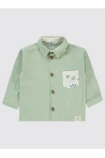 Chemise garçon 2-5 ans menthe - Emballage