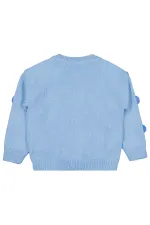 Kız Çocuk Hırka 2-5 Yaş Mavi - Paket