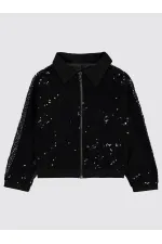 Veste noire pour fille de 6 à 9 ans - Emballage