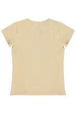 Kız Çocuk Tişört Km 6-9 Yaş Bej - Paket
