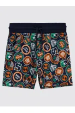 Erkek Çocuk Şort 6-9 Yaş Lacivert - Paket