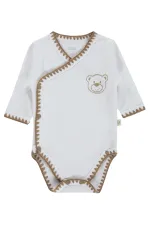 Bebek Çıtçıtlı Badi 0-24 Ay Ekru - Paket