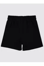 Short noir pour fille de 2 à 5 ans - Emballage