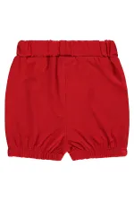Bebek Şort 0-24 Ay Kırmızı - Paket