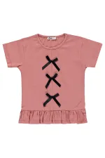 Girls' Team Set 2-5 Years Old Light Terracotta-Black - Package