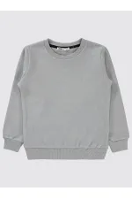 Boy Sweatshirt 6-9 Years Gray - Pack