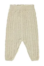 Bas de survêtement bébé 0-24 mois beige - Lot