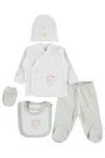 Baby Bodysuit Sets 0-24 Months Green - Package