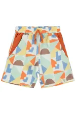 Erkek Çocuk Şort 6-9 Yaş Oranj - Paket