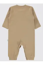 Grenouillères bébé 0-24 mois marron - Emballage