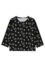 Ensemble pyjama fille, 2-5 ans, noir - Emballage