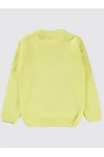 Girl's Sweater 6-9 Years Yellow - Package