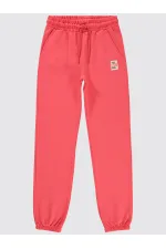 Kız Çocuk Eşofman Altı 10-13 Yaş Günbatımı Mercanı - Paket