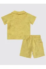 Erkek Çocuk Takım 2-5 Yaş Soft Hardal - Paket