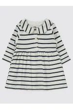 Bebek Jile ve Elbise 0-24 Ay Lacivert - Paket