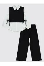 Girls' Suit 10-13 Years Old Black - Package