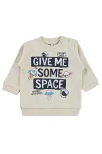 Bebek Sweatshirt 0-24 Ay FilDişi - Paket