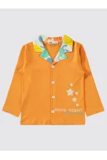 Ensemble pyjama garçon orange 2-5 ans - Emballage