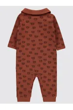 Grenouillères bébé 0-24 mois marron - Emballage