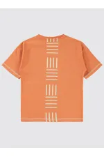 Boys T-Shirt 6-9 Years Old Orange - Pack