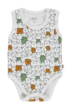 Body bébé à boutons-pression 0-24 mois, écru - Emballage