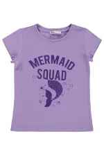 Kız Çocuk Tişört Km 6-9 Yaş Mor - Paket