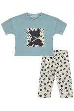 Girls' Team Set 2-5 Years Old, Light Green - Package