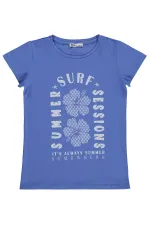 Kız Çocuk Tişört Km 10-13 Yaş Koyu Mavi - Paket