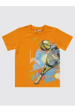 Erkek Çocuk Takım 2-5 Yaş Açık Oranj - Paket