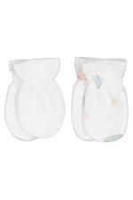 Bebek Bebe Eldiven 0-24 Ay Ekru - Paket