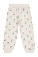 Girls Tracksuit Bottoms Km 2-5 Years Light Beige - Package