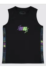 Lot de t-shirts noirs pour garçons de 6 à 9 ans