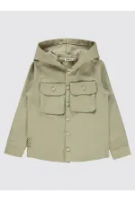 Chemise garçon 10-13 ans couleur pierre - Emballage