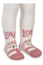 Bebek Külotlu Çorap 0-24 Ay Ekru - Paket