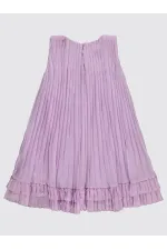 Ensemble gilet et robe pour fille de 10 à 13 ans, couleur lavande douce - Pack