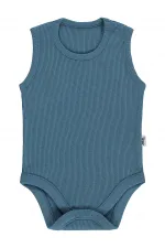 Bebek Çıtçıtlı Badi 0-24 Ay Soft İndigo - Paket