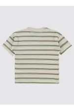 Lot de T-shirts kaki pour garçons de 6 à 9 ans