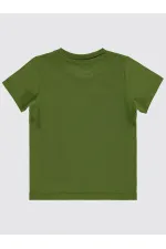 Lot de T-shirts kaki pour garçons de 2 à 5 ans