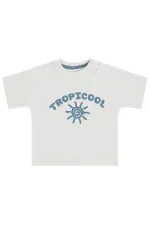 Bebek Tişört 0-24 Ay Ekru - Paket