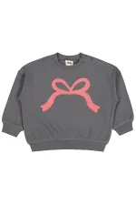 Bebek Sweatshirt 0-24 Ay Koyu Gri - Paket