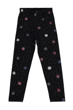 Leggings pour filles KM 6-9 ans Noir - Lot