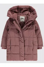 Kız Çocuk Mont 2-5 Yaş Pudra - Paket